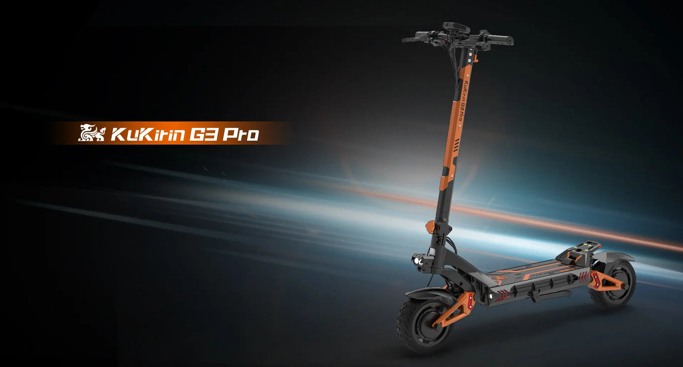 Kukirin G3 Pro, 1200W*2 Dual drive, super great power off-roading electric scooter, 52V, 23.2Ah super great battery, 80~100km range, 65km/h max speed