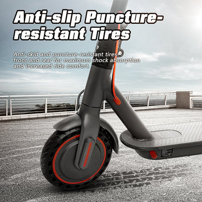 AOVO®m365 elite 35km max mileage, 350W, 36V/10.4Ah, 30km/h max speed, ultra-light folding scooter, newest arrival, ships from Germany warehouse