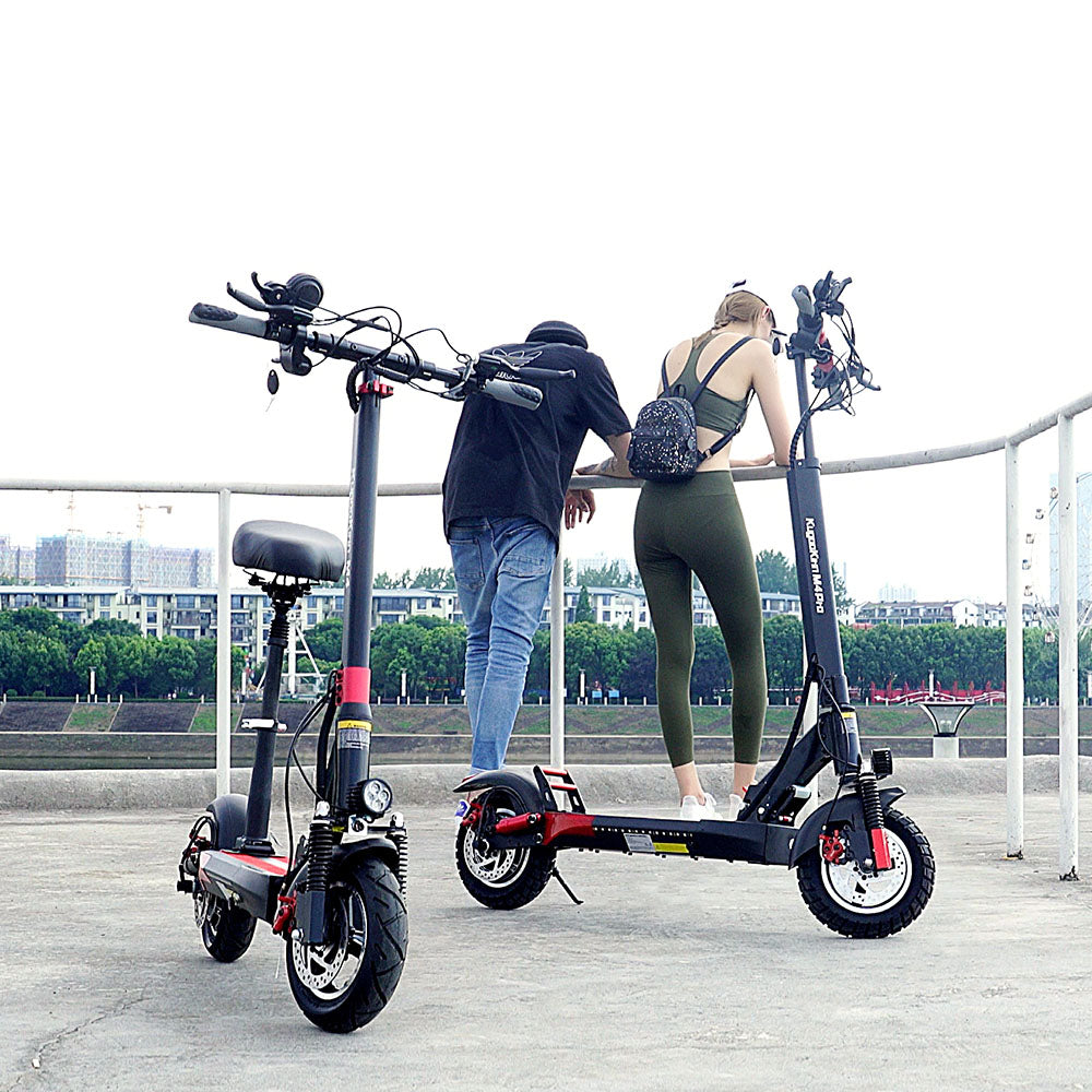 KuKirin M4 pro 70km Super long range off-road electric scooter | 500W, 48V, 18Ah battery, IPX4 waterproof, can be shipped to UK or EU Country