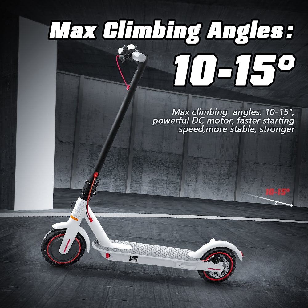 AOVO®m365 elite 35km max mileage, 350W, 36V/10.4Ah, 30km/h max speed, ultra-light folding scooter, newest arrival, ships from Germany warehouse