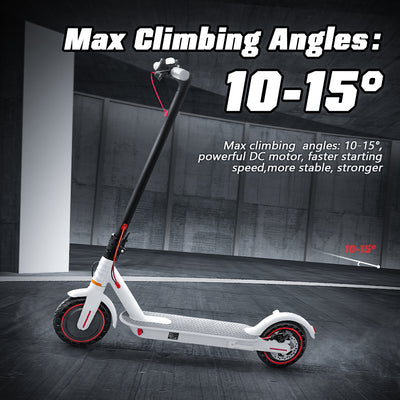 AOVO®m365 elite 35km max mileage, 350W, 36V/10.4Ah, 30km/h max speed, ultra-light folding scooter, newest arrival, ships from Germany warehouse