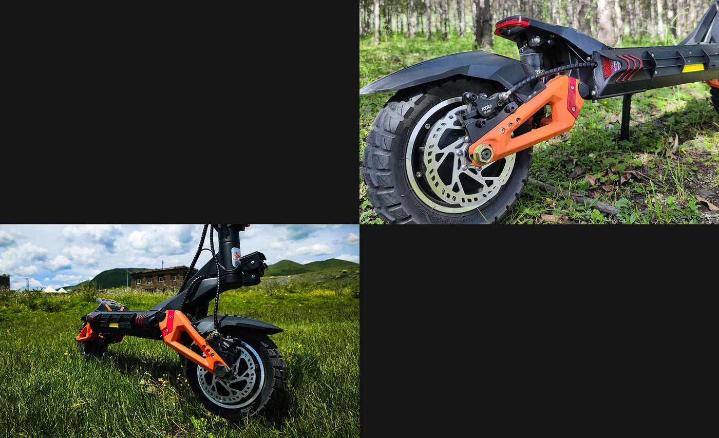 Kukirin G3 Pro, 1200W*2 Dual drive, super great power off-roading electric scooter, 52V, 23.2Ah super great battery, 80~100km range, 65km/h max speed