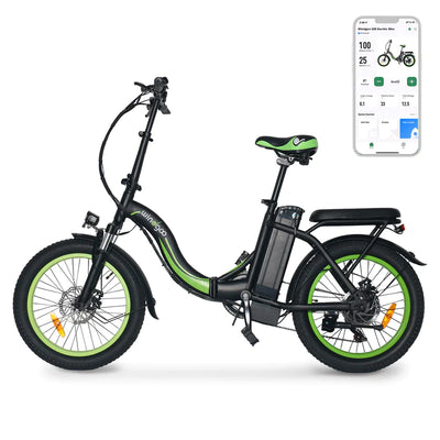 Windgoo E20 Urban Commuter Smart Electric Bike Support Mobile APP 20 Inch Mountain Tires