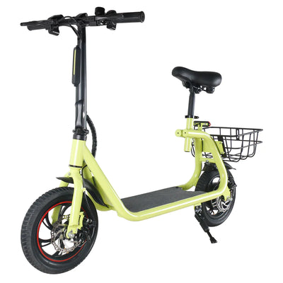 Windgoo B9 Electric Scooter For riders who need seats and baskets 12 inch wheel