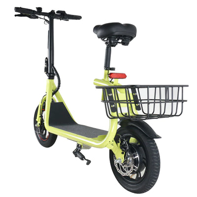 Windgoo B9 Electric Scooter For riders who need seats and baskets 12 inch wheel