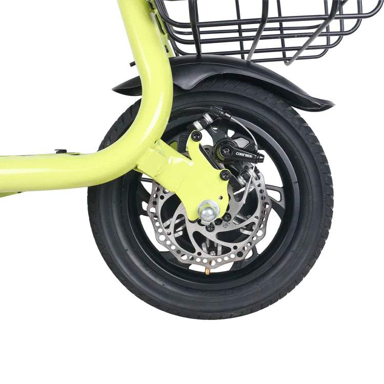 Windgoo B9 Electric Scooter For riders who need seats and baskets 12 inch wheel