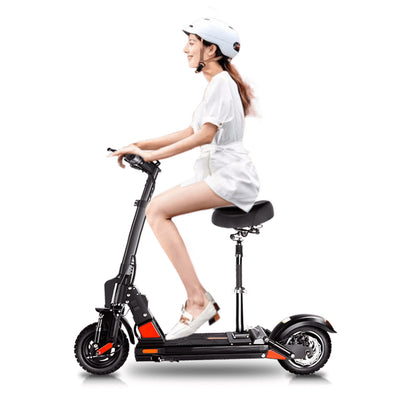 Bogist C1 Pro electric scooter with seat 40km, 13Ah battery, Innovative one-step folding style | Special offer