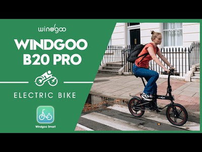 Windgoo B20 Electric Bike Foldable For Daily Commuter/Travel Riders 14 inch wheel